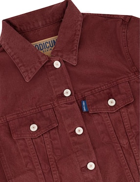 Chamarra Indicum Denim Básicos de mezclilla para mujer