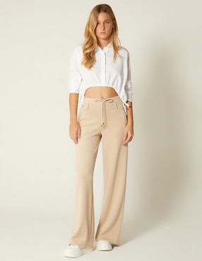 Top Studio F cuello camisero manga 3/4