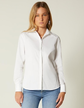 Blusa Studio F manga larga para mujer