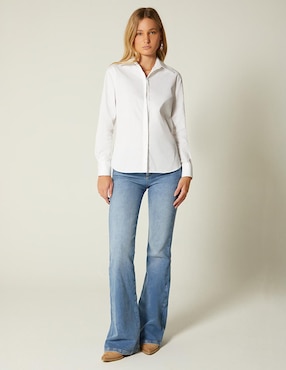 Blusa Studio F manga larga para mujer