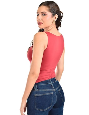 Blusa Roman Fashion sin manga para mujer