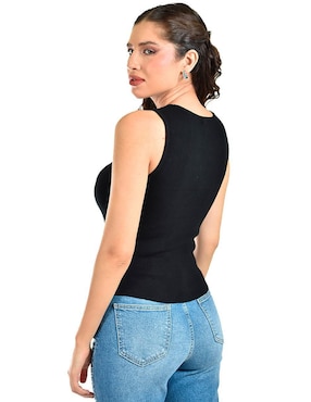 Blusa Roman Fashion sin manga para mujer