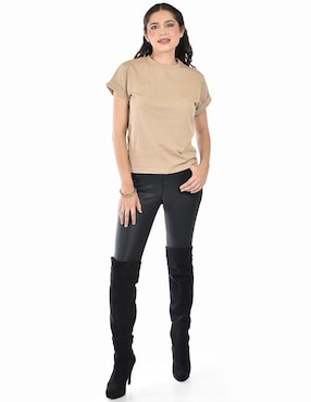 Blusa Roman Fashion manga corta para mujer