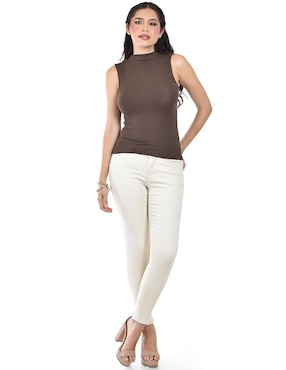 Blusa Roman Fashion sin manga para mujer
