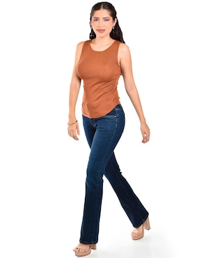 Blusa Roman Fashion sin manga para mujer