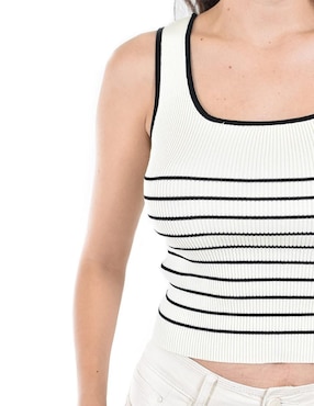 Blusa Roman Fashion sin manga para mujer