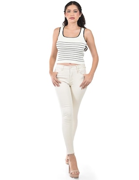 Blusa Roman Fashion sin manga para mujer