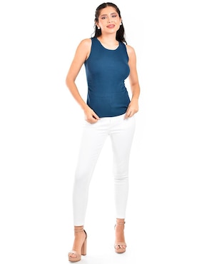 Blusa Roman Fashion sin manga para mujer