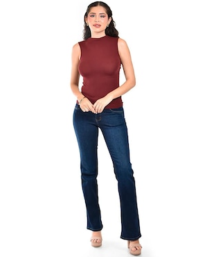 Blusa Roman Fashion sin manga para mujer