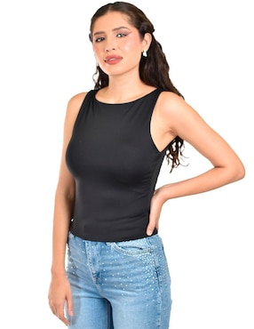 Blusa Roman Fashion sin manga para mujer