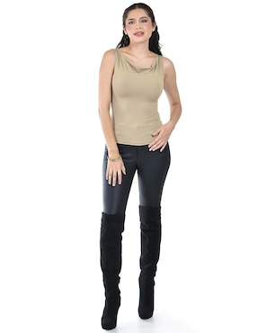 Blusa Roman Fashion sin manga para mujer