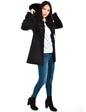 Abrigo Roman Fashion abierto para mujer