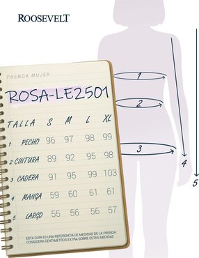 Chamarra Roosevelt para mujer