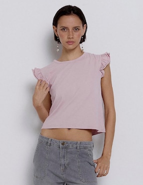 Blusa Renatta&Go manga corta para mujer