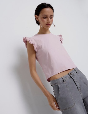 Blusa Renatta&Go manga corta para mujer