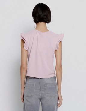 Blusa Renatta&Go manga corta para mujer
