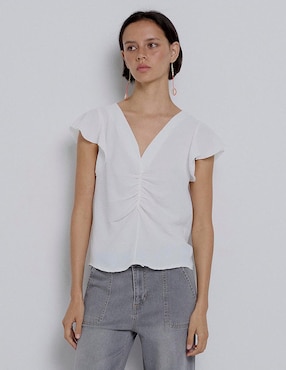 Blusa Renatta&Go manga corta para mujer