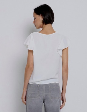 Blusa Renatta&Go manga corta para mujer