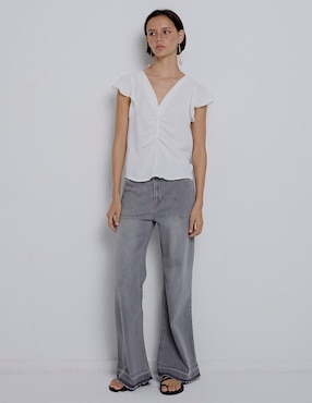 Blusa Renatta&Go manga corta para mujer