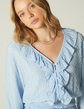 Blusa Studio F manga 3/4 para mujer
