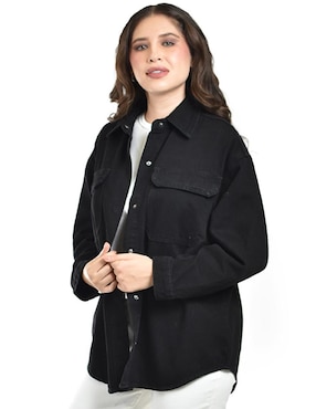 Chamarra Denim Roman Fashion para mujer