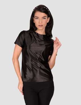 Blusa Too Petite manga corta para mujer