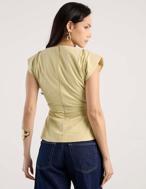 Blusa Topshop manga corta para mujer