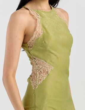 Vestido crop de fiesta Topshop