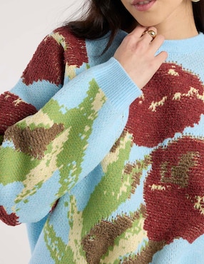 Suéter Topshop cuello redondo para mujer