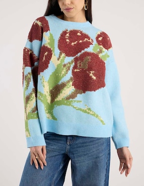 Suéter Topshop cuello redondo para mujer