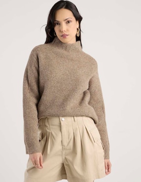 Suéter Topshop cuello alto para mujer