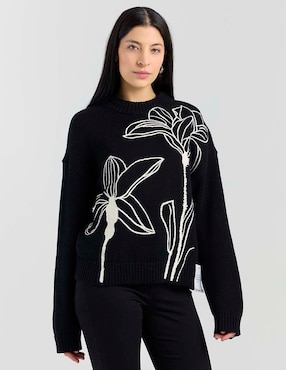 Suéter Topshop cuello redondo para mujer