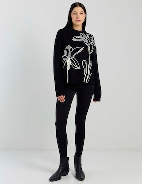 Suéter Topshop cuello redondo para mujer