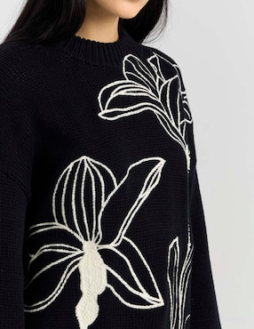 Suéter Topshop cuello redondo para mujer