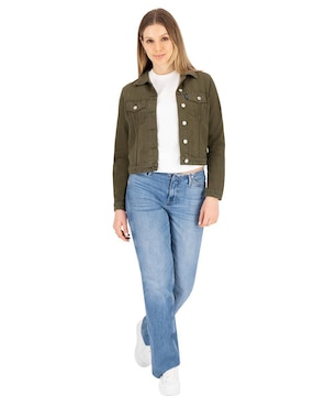 Set chamarra denim Indicum Denim de mezclilla para mujer