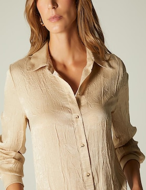 Blusa Studio F manga larga para mujer