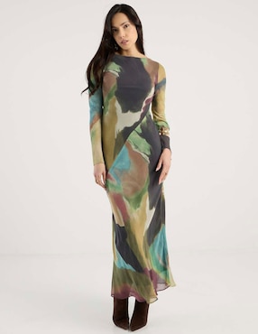 Vestido largo casual Topshop para mujer