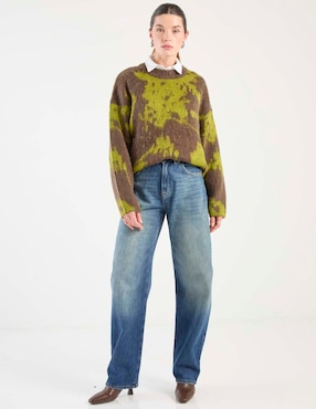 Suéter Topshop cuello redondo para mujer
