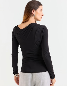 Blusa Topshop manga larga para mujer
