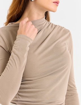 Blusa Topshop manga larga para mujer