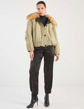 Chamarra cazadora Topshop para mujer