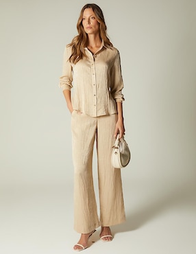 Pantalón relaxed Studio F amplio para mujer
