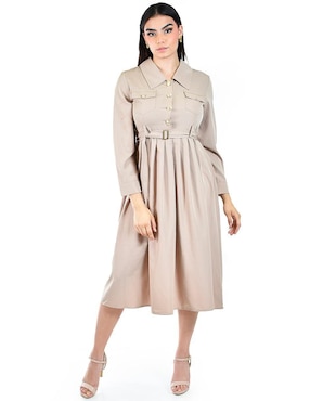 Vestido midi casual Roman Fashion para mujer