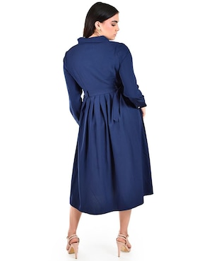 Vestido midi casual Roman Fashion para mujer