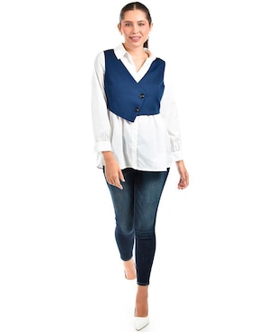 Blusa Roman Fashion manga larga para mujer