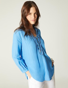 Blusa Studio F manga 3/4 para mujer