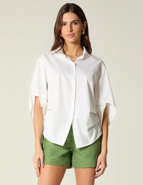 Blusa Studio F manga al codo para mujer