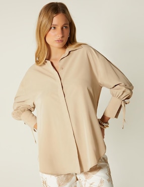 Blusa Studio F manga larga para mujer