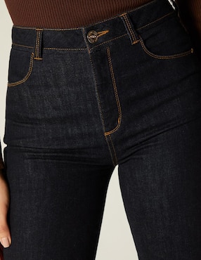 Jeans bota Studio F corte cintura para mujer