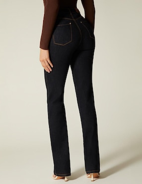 Jeans bota Studio F corte cintura para mujer